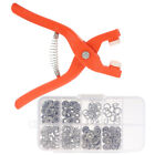 Snap Fasteners Kit Tool Pliers Press Open-Ring Snaps No-Sew Button