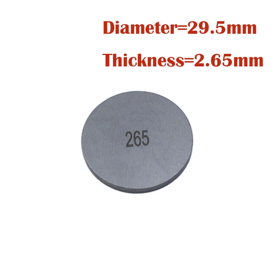 29.5mm Valve Shim Thickness 2.65mm for SUZUKI GS 450 500 GS550 750 850 1100 1000 Foto 1 de 1
