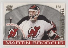 2004-05 Pacific in the Crease Martin Brodeur #8 HOF