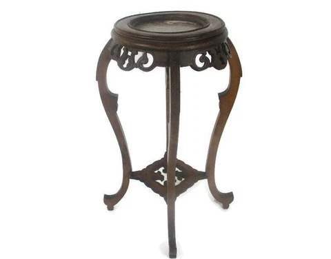 Art Nouveau Pedestal Table Plant Flower Stand Side Table 2 Tier Art Deco  Gorgeo Cover