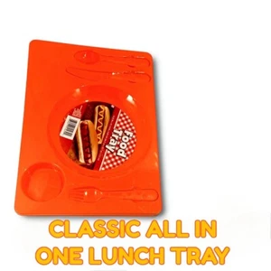 Classic Red Lunch Trays! NEW! - Picture 1 of 8