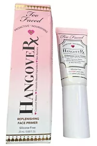 Too Faced Hangover Replenishing Face Primer 0.68 Fl Oz Silicone-Free Nourishing - Picture 1 of 4