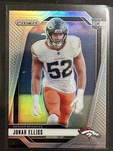 2024 Panini Prizm Jonah Elliss Silver RC #356 Broncos - Picture 1 of 2