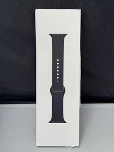 Genuine Sealed Apple Watch Series 10 9 8 Black Sport Band Strap 46mm M/L - Picture 1 of 4