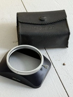 Konica - 24mm 28mm - Rectangular Metal Lens Shade Hood - Image 1 of 3
