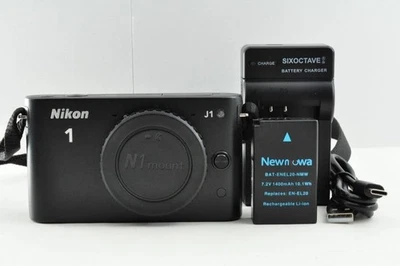 Nikon 1 J1 Black Mirrorless Camera Body 6786 Shots Excellent Condition - Image 1 of 4