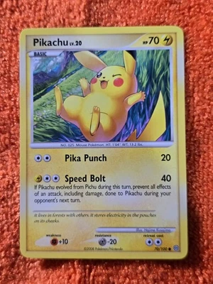 2008 Pokemon Diamond and Pearl Stormfront #70 Pikachu, C, NF/H, cd20 - Image 1 of 3