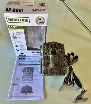 Moultrie Trail Cam Camera M-888i MCG-13068 No-Glow Infrared No Subscription! - Image 1 of 4