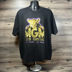 Vintage 90s MGM Las Vegas Lion Habitat Graphic Shirt Mens Size XXL - Bild 1 von 6