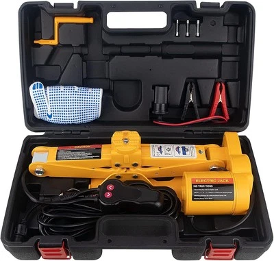 Gato Coche Eléctrico 2 Toneladas 12V Tijera con Almacenamiento 2T-37cm,  Foto 1 de 4