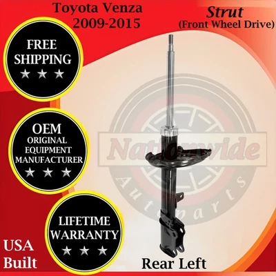 Puntal trasero izquierdo Monroe OEM para Toyota Venza 2009-2015 2x2 garantía de por vida Foto 1 de 4