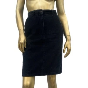 Álbum Vintage de Kenzo Mezcla Algodón Pana Cintura Alta Falda Lápiz, Francia 8 - Imagen 1 de 5