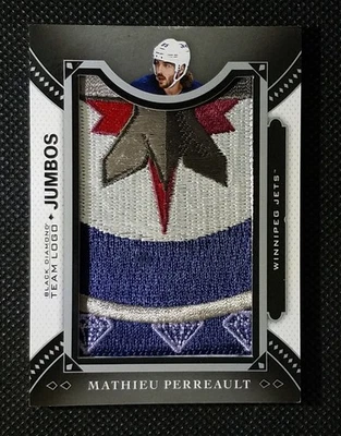 2016-17 Mathieu Perreault Black Diamond Team Logo Jumbos  - Image 1 of 2