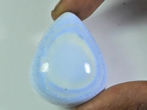 WOW!! 29 x 36 x 10 mm natürlicher blauer Opal Birne Cabochon loser Edelstein 56 kt. k279 - Bild 1 von 9