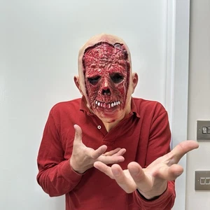 Blutige Zombie Grusel Halloween Maske Dämon robust Latex Cosplay Kostüm - Bild 1 von 8