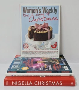 Nigella Christmas Cookbook & ABC Delicious Christmas Women's Weekly Jamie Oliver - Picture 1 of 22
