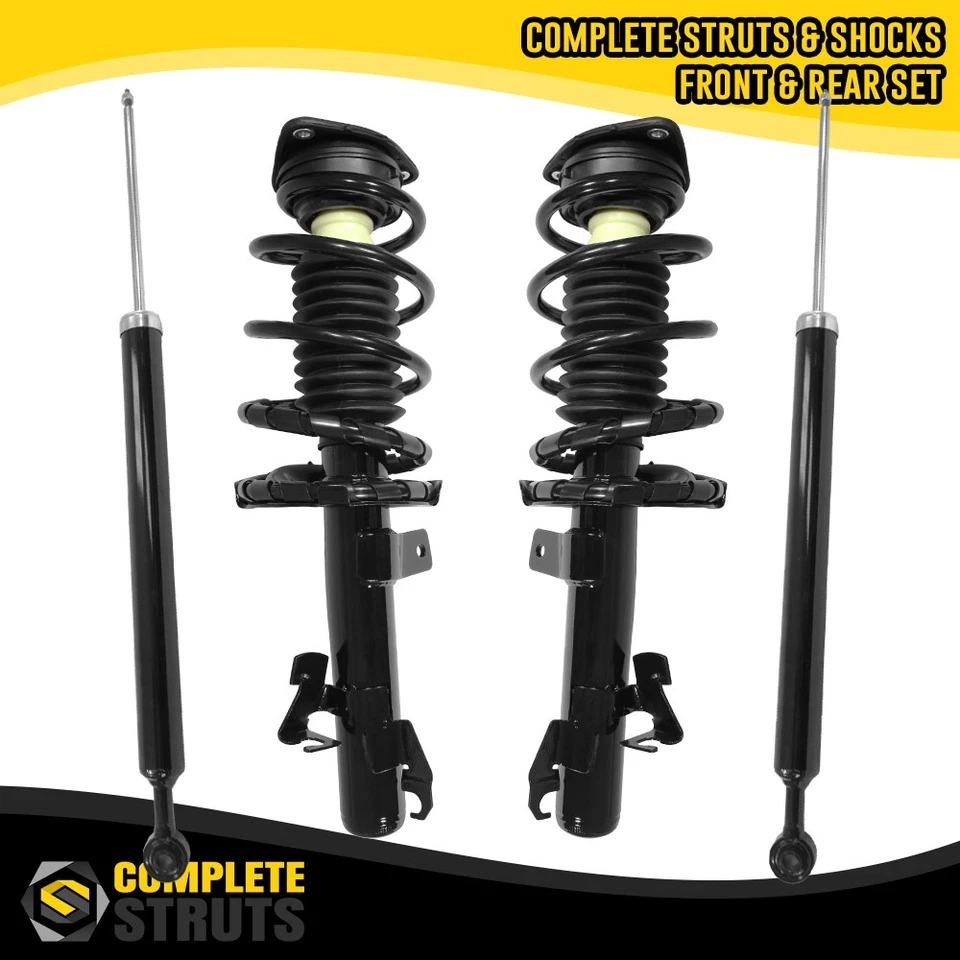 2010-2013 Mazda 3 Front Complete Struts & Rear Gas Shock Absorbers Foto 1 de 4