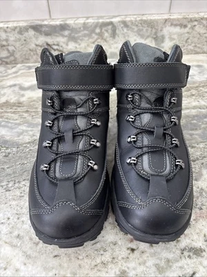 Dr. Comfort 9419 Black Leather Yukon Lace Up Strap Diabetic Boot Women's US 8.5W - Image 1 of 4