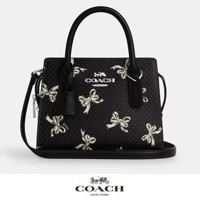NWT 🎁 Coach Andrea Carryall Bag With Bow Print - Image 1 of 4