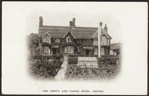Postal estilo viñeta ORFORD Crown & Castle Hotel - Imagen 1 de 1