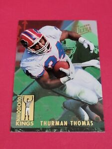 THURMAN THOMAS  - 1993 FLEER ULTRA  -  TOUCHDOWN KINGS INSERT CARD 