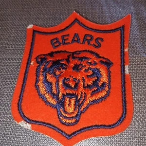 Vintage Rare 1960s Chicago Bears Shield Patch 3 1/2 Inch - Picture 1 of 4