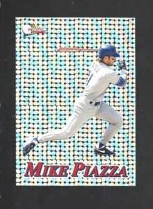 1994 Pacific Silver Prisms Circular #29 Mike Piazza card, New York Mets HOF