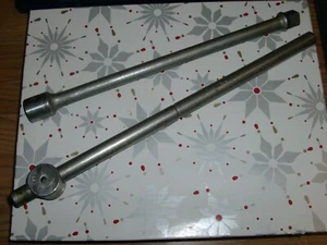 Lot of 9 Vintage 3/4 " Drive Indestro Tools  Breaker Bar, Extension & 7 Sockets - Bild 1 von 5