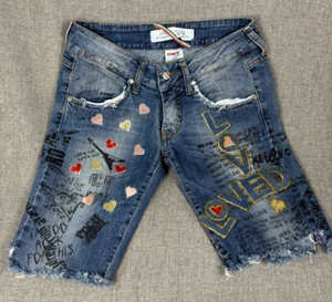 MET In Jeans Women's Skinny Fit with custom Embroider design Size 27 - Picture 1 of 14