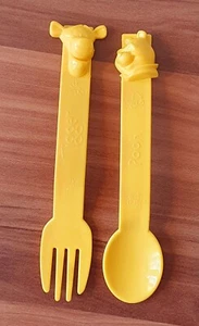 Tupperware Disney Pooh Bär gelb Besteck Neu Baby Kinderbesteck - Bild 1 von 2