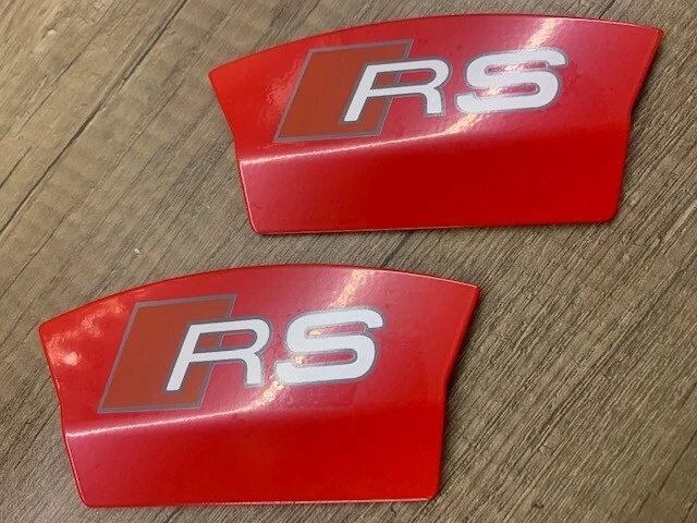 CUBIERTAS PINZA FRENO TRASERO AUDI RS4 RS5 RS6 RS7 EN ROJO RS R8 Foto 1 de 4
