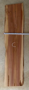 Zwetschgenholz, Brett, ca 100 x 24,5 x 2,4 cm, - Bild 1 von 2