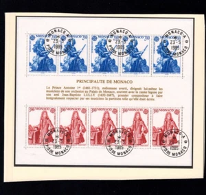 Monaco - Block 28  FDC gestempelt   (J-11-Mo) - Bild 1 von 1