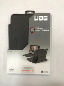 UAG Metropolis SE Series Case for Samsung Galaxy Tab S9 FE - Black - Picture 1 of 2