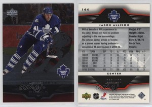 2005-06 Upper Deck Black Diamond Ruby /100 Jason Allison #144