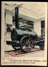 Trade Card, A&BC Chewing Gum, RAILWAY QUIZ, 1958, Rocket, #3