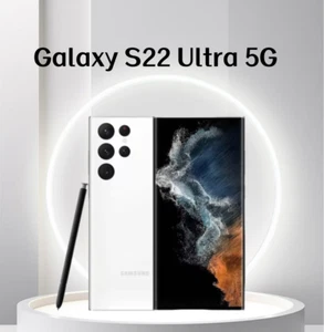 NEW SAMSUNG GALAXY S22 ULTRA 5G SM-S908U 128/256/512GB FACTORY UNLOCKED -White - Picture 1 of 4