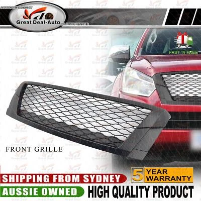 Front Mesh Grill Suitable for D-MAX DMAX late 2016 - 2019 Matte Black Grille - image 1 of 3