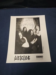 DEICIDE - SIGNED / HANDSIGNIERT 8X10 S&W DEATH METAL BAND - Bild 1 von 6