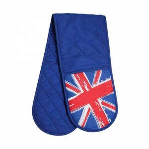 Guante Doble Horno Premier Genial Britannia 100% Algodón Union-Jack Diseño Mitt Nuevo - Imagen 1 de 5