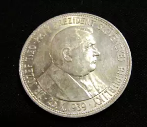 Slovakia 1939 20 Korun Silver Au Coin - Picture 1 of 5