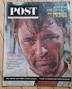 THE SATURDAY EVENING POST JULY 11-18 1964 RICHARD BURTON WHAT NOW FOR GOP - Picture 1 of 2