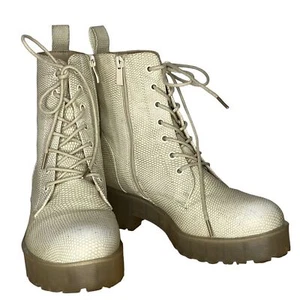 Dirty Laundry Mazzy Combat Boot Chunky Y2K Streetwear Sz 7 1/2 - Picture 1 of 6