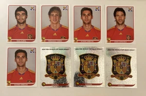 Spain Panini World Cup 2010 And 2014 Sticker Lot - Picture 1 of 2