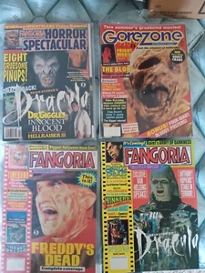 Vintage fangoria magazines #107, 119, Spectacular #8 and GOREZONE #3 - Picture 1 of 1