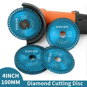 Rueda de corte de diamante multifuncional compuesta de 4" disco amoladora angular hoja de sierra - Imagen 1 de 9