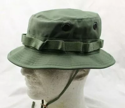 Vietnam Shooter's 2" Short Brim Boonie Cover - Olive Drab Boonie Hat -Govt Issue - Image 1 of 4