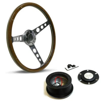 Kit de volante y jefe SAAS Classic madera 380 mm para Ford Falcon XW 1969-1970 Foto 1 de 4