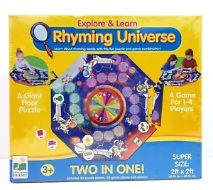 Explore & Learn Rhyming Universe Space Giant Floor Puzzle Two In One Game Puzzle