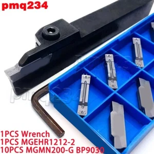 1PCS MGEHR1212-2 Lathe Turn Tool grooving cutting holder +10PCS MGMN200-G insert - Picture 1 of 6